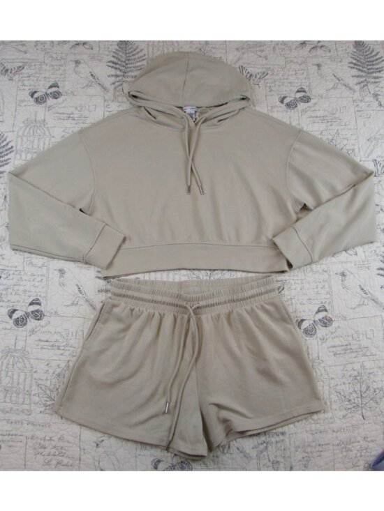 Better Together Other - EUC Better Together  Lounge Set Hoodie & Shorts athleisure soft stretchy cozy L